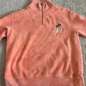 Size large hoodie light peach orange